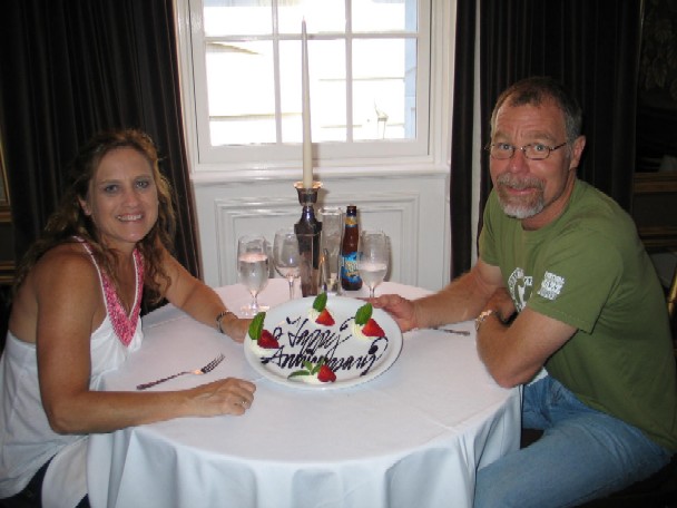 31st anniversary dinner at the Olde Pink House in Savannah.jpg